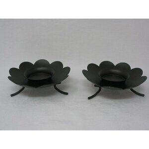 PartyLite Flower Metal Tealight Holders (set of 2)